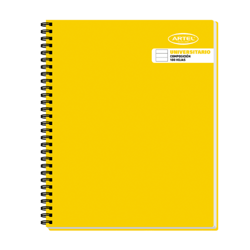 CUADERNO UNIVERSITARIO TAPA EMPLACADO LISO COMPOSICION3