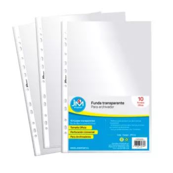 FUNDAS TRANSPARENTES TAMAN?O OFICIO 35 MIC.1