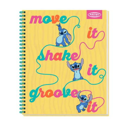 CUADERNO UNIVERSITARIO 100 HOJAS 7MM STITCH DISCO4