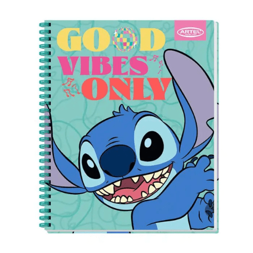 CUADERNO UNIVERSITARIO 100 HOJAS 7MM STITCH DISCO5