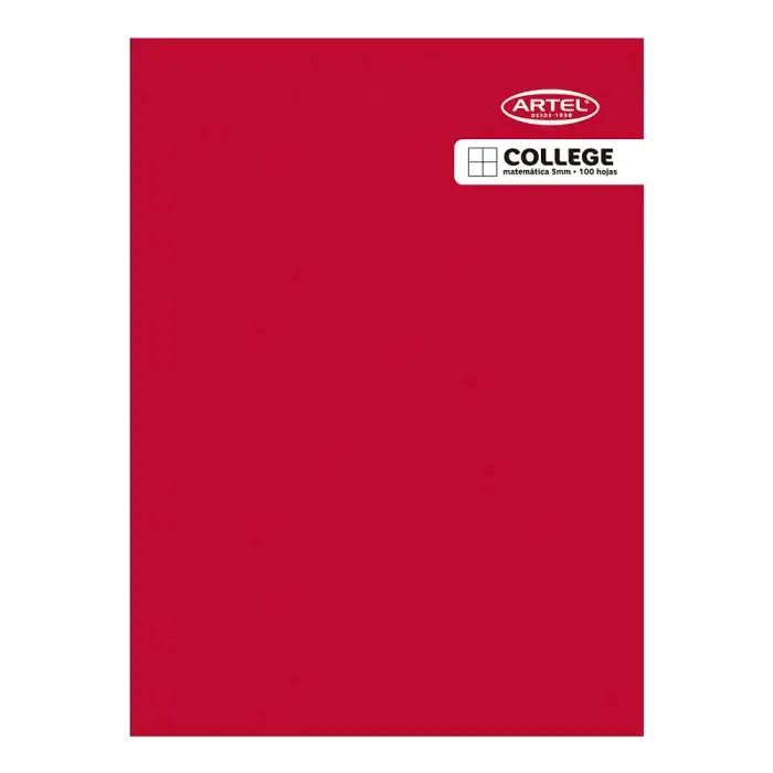 CUADERNO COLLEGE MATEMATICAS 5MM 100 HOJAS4