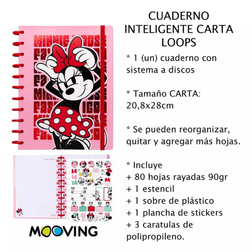 CUADERNO DISCO CARTA MINNIE MOUSE.2