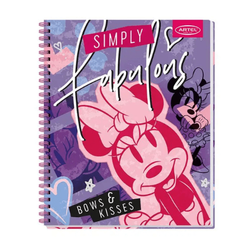 CUADERNO UNIVERSITARIO 100 HOJAS 7MM MINNIE COLLAGE3