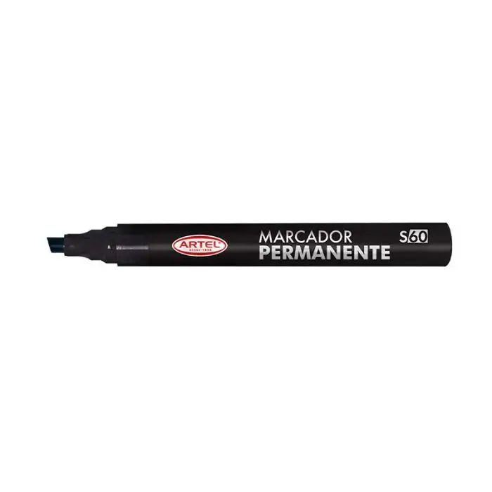 MARCADOR PERMANENTE NEGRO PUNTA BISELADA1