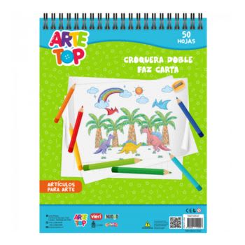 CROQUERA DOBLE FAZ ESPIRAL CARTA 50 HJS1