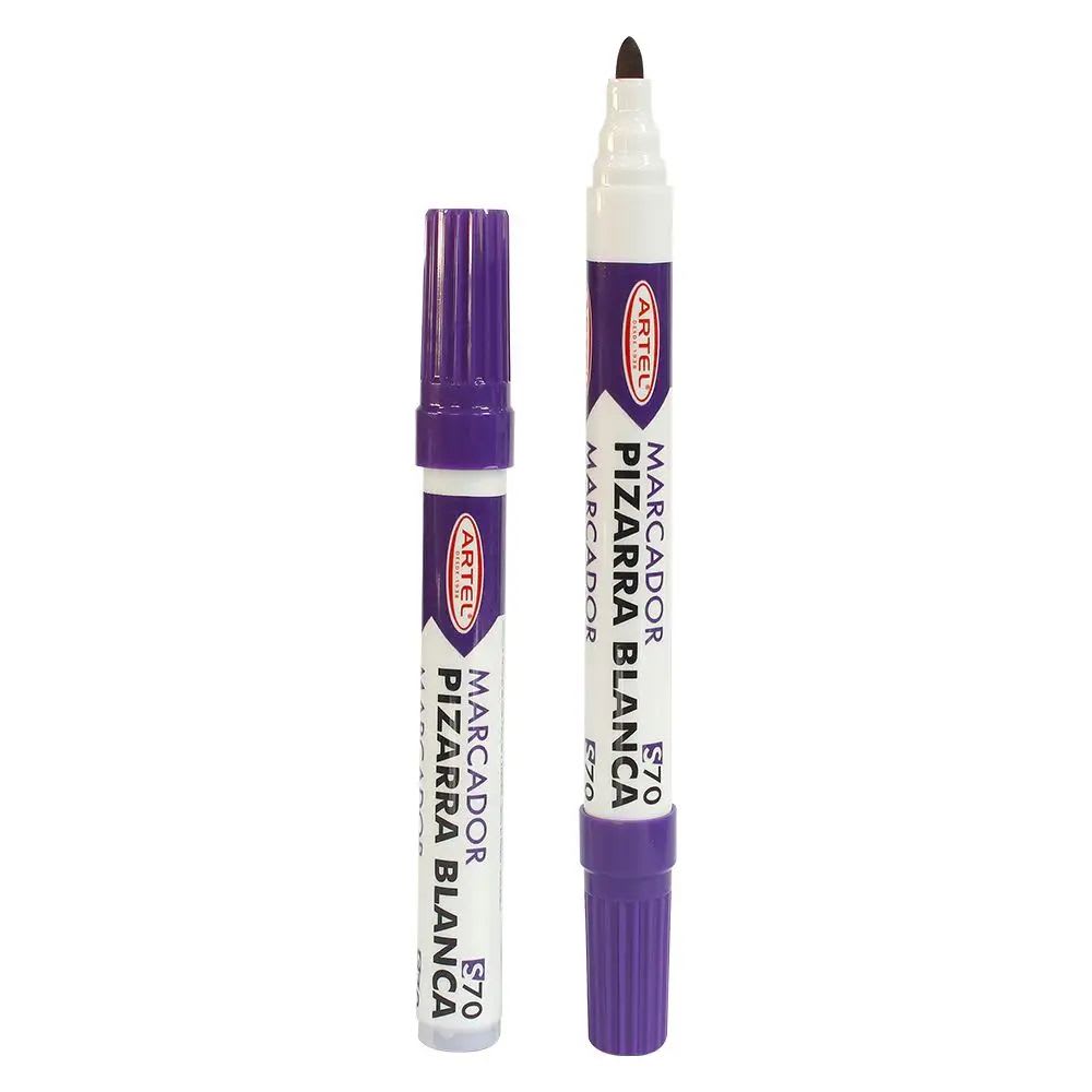 MARCADOR PARA PIZARRA MORADO PUNTA REDONDA1