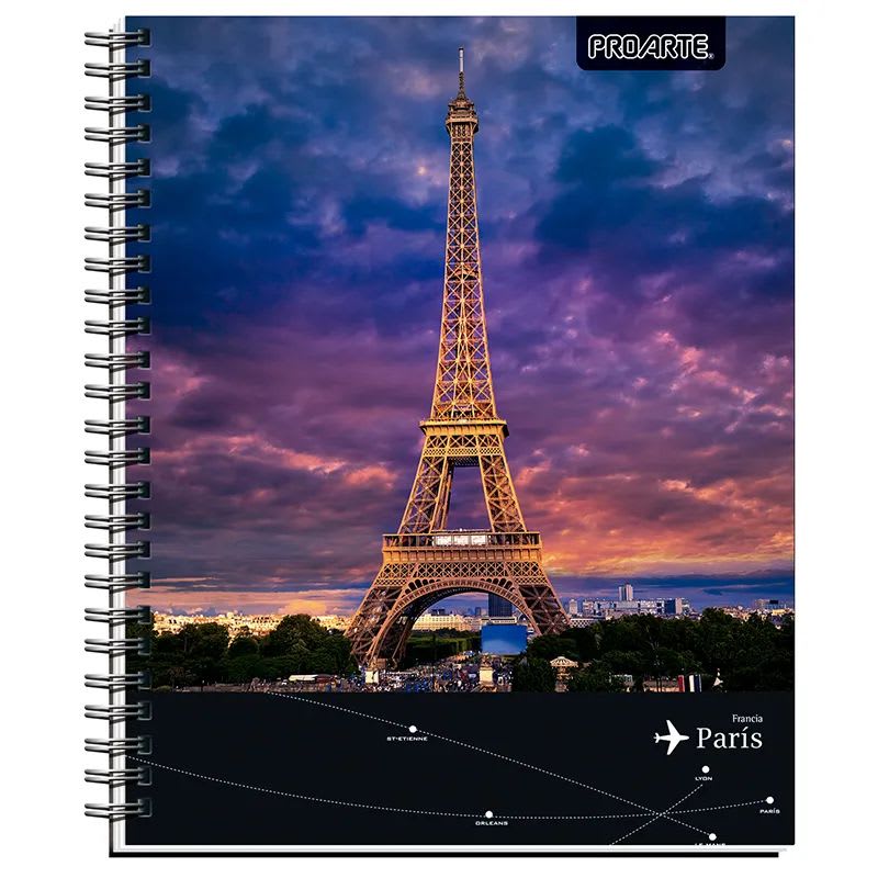 CUADADERNO UNIVERSITARIO PEOPLE AND PLACE 7MM 100 HOJAS4
