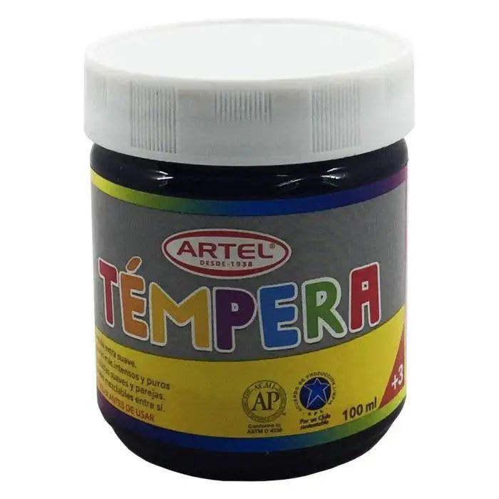 FRASCO TEMPERA NEGRO 21 100ML1