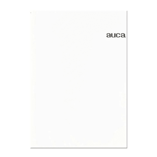 ARCHIVADOR PLASTIFICADO BLANCO C/GUSANO AUCA.1