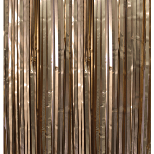 CORTINA METALICA DELGADA CHROME DORADO 2M X1 UNI.1