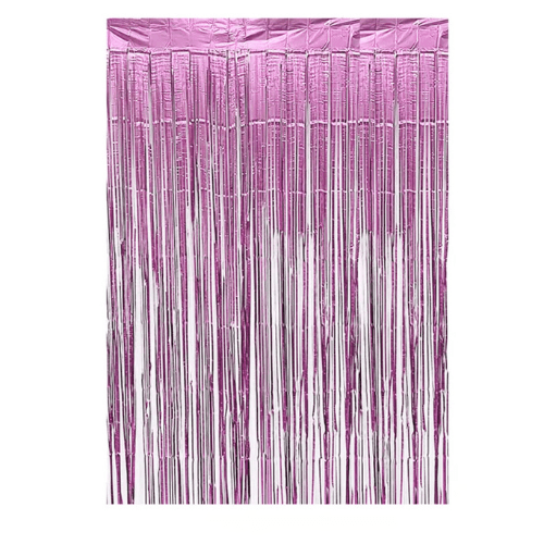 CORTINA ROSA MATE 100 X 200 CMS.1