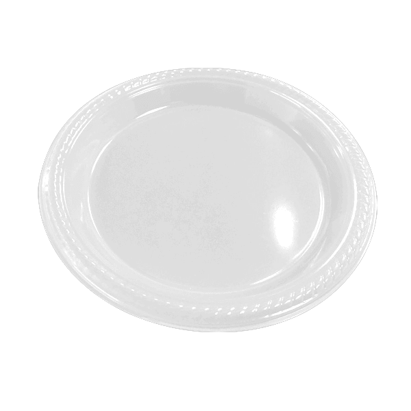 PLATO BLANCO * 10 UNID1