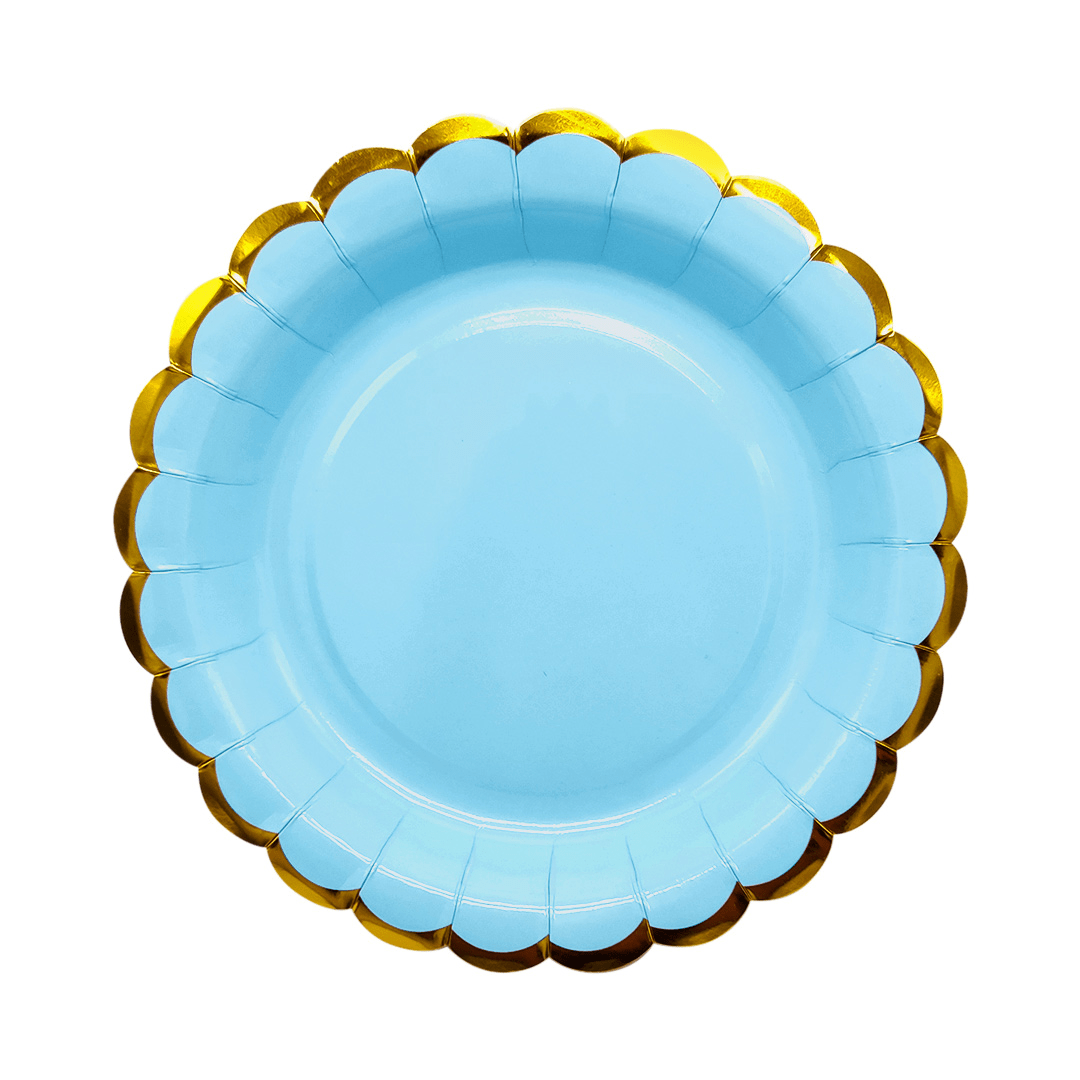 PLATO CARTON PASTEL CELESTE x 6 UNID1
