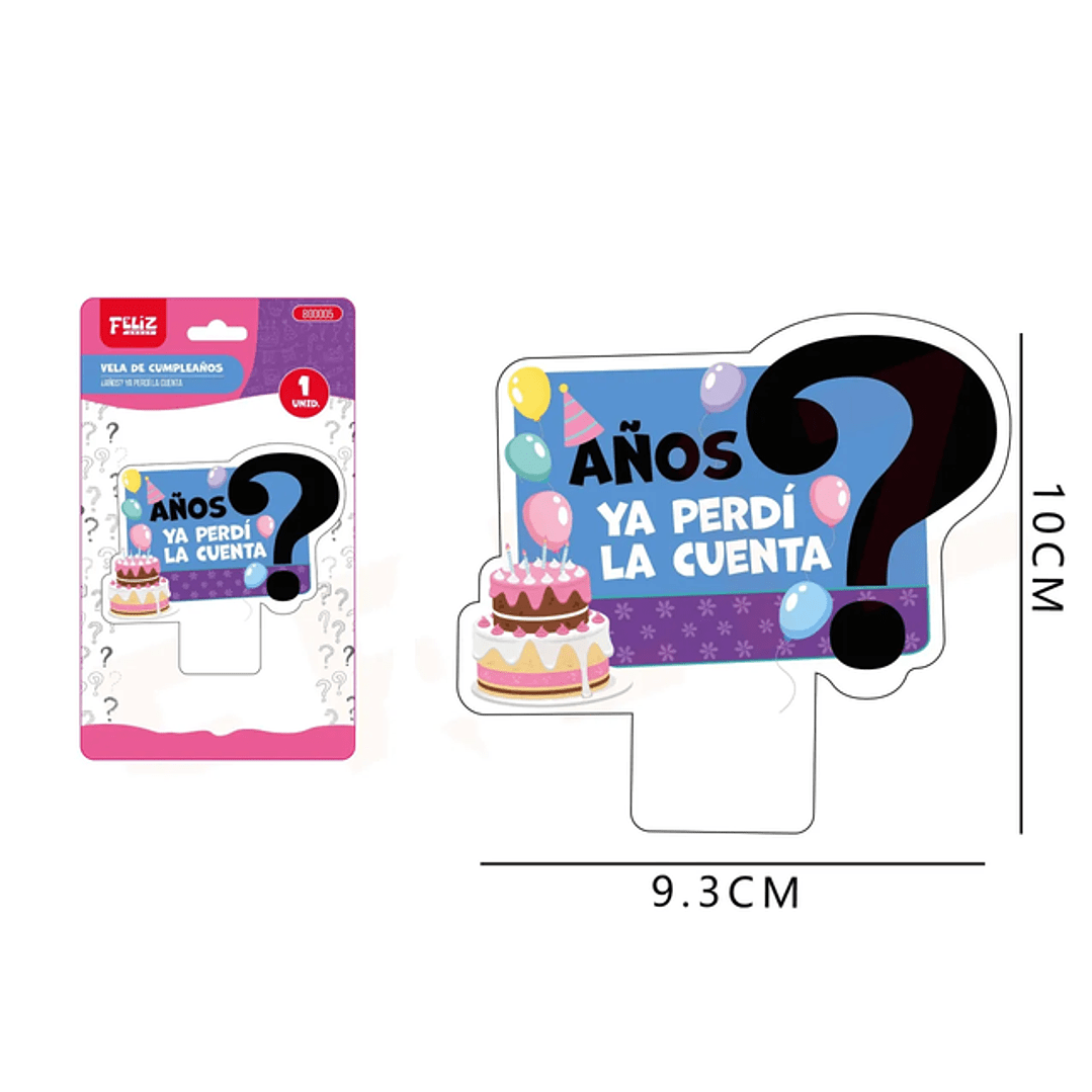 VELA DE CUMPLEANOS “?”1