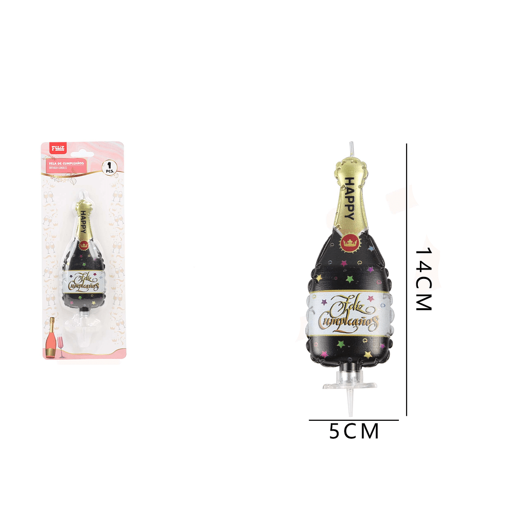 14*5CM VELAS DE CUMPLEAÑOS CHAMPAGNE.1