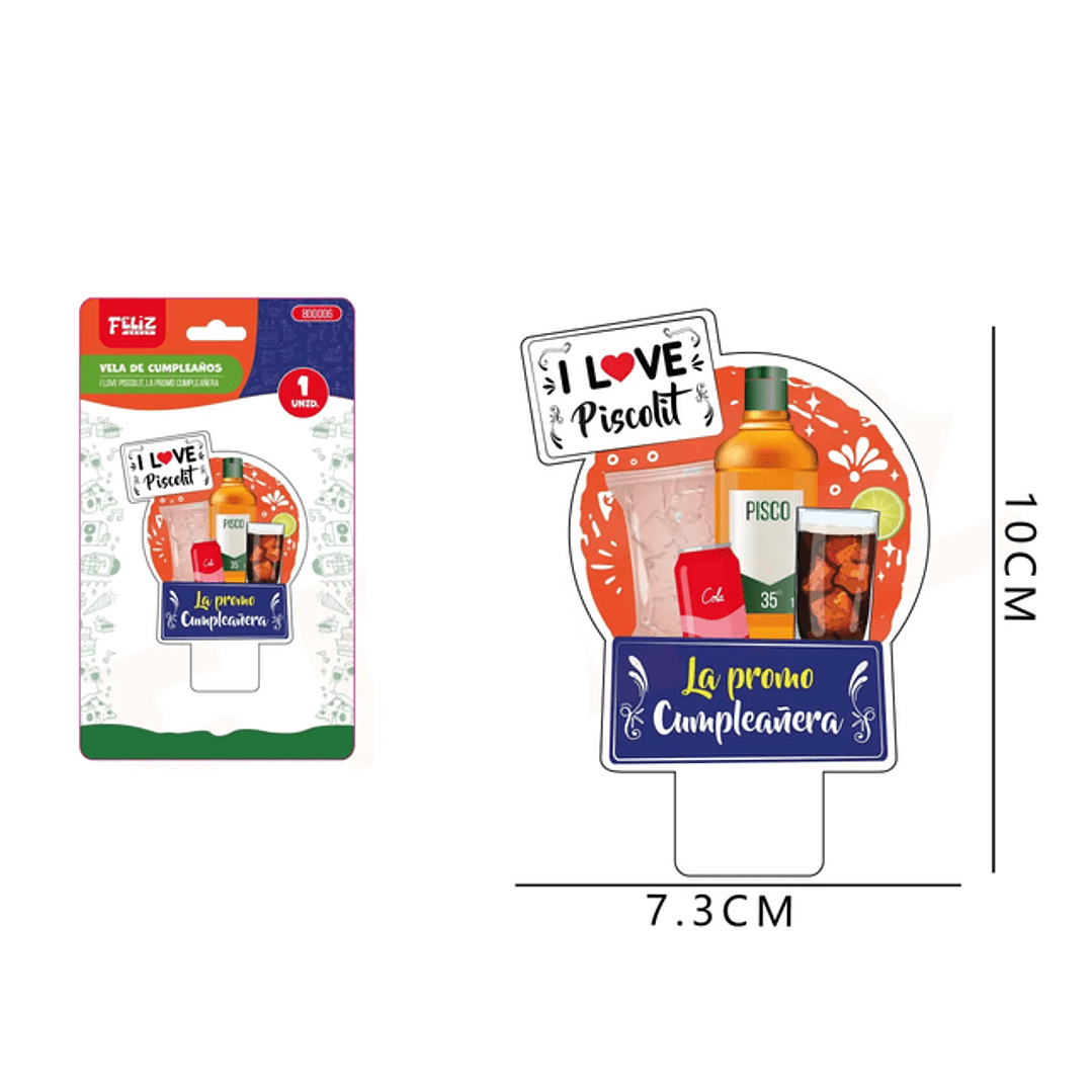 7.3*10CM VELA DE CUMPLEAÑOS PISCOLIT.1