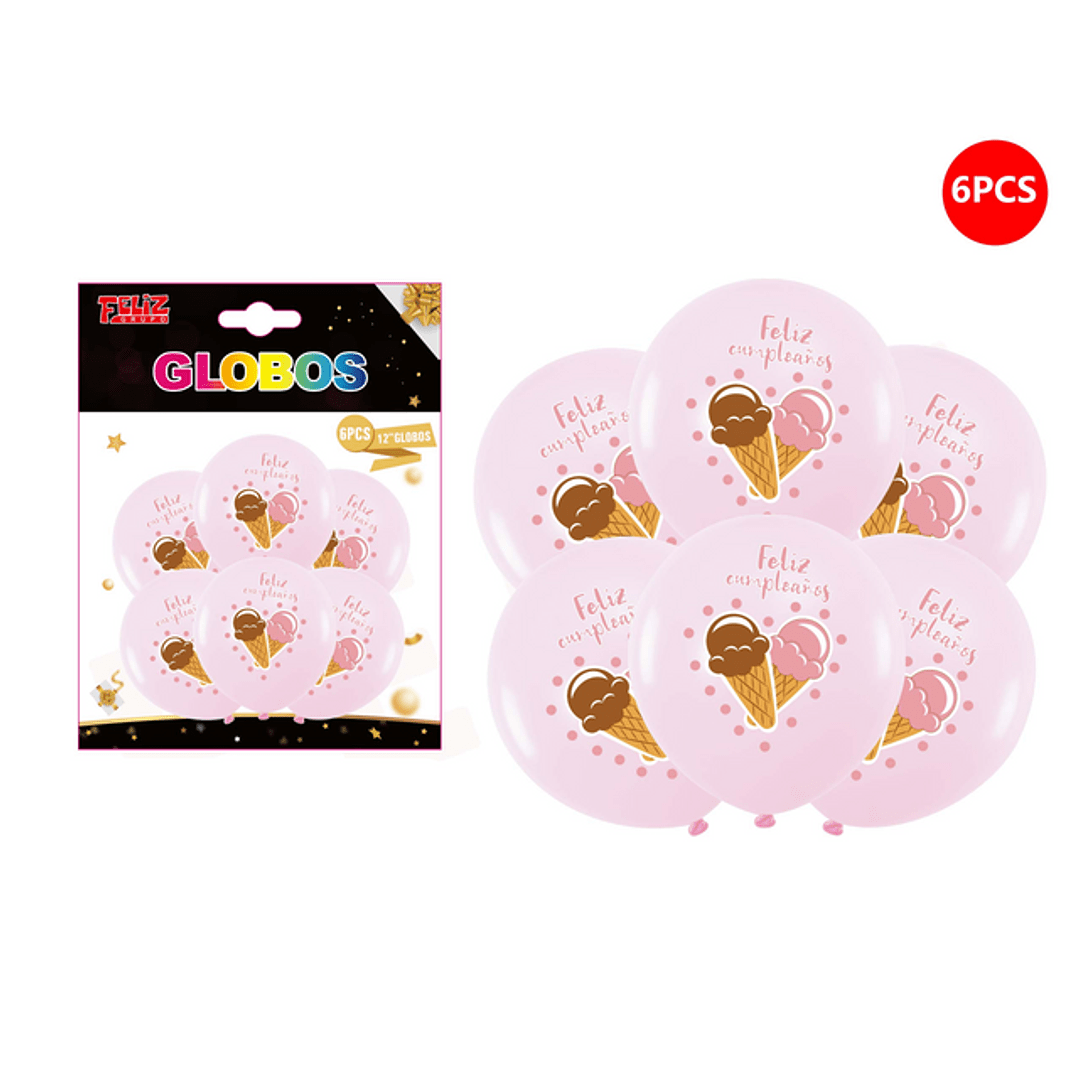 6PCS SET DE GLOBOS1
