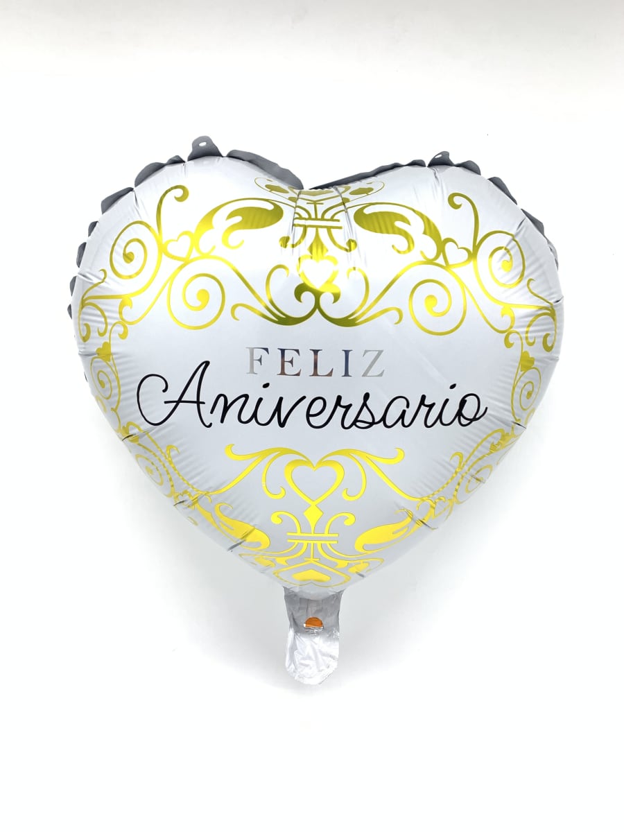 GLOBO METALICO FELIZ ANIVERSARIO *UNID.1