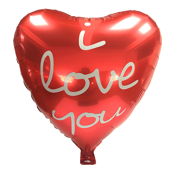 GLOBO METALICO I LOVE *1UNID1