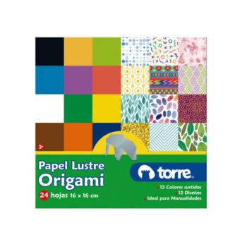 BLOCK PAPEL LUSTRE ORIGAMI 16X161