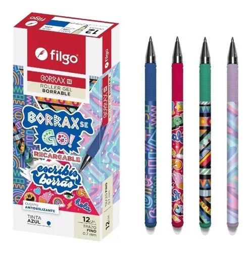 ROLLER GEL BORRABLE AZUL FILGO.1