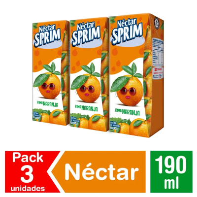 Nectar Sprim Tripack Naranja 3x190ml.1