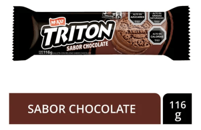Galleta Triton Sabor Chocolate 116gr.1