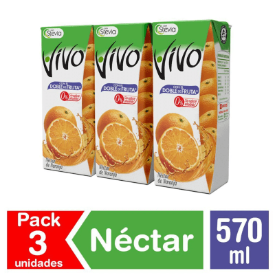 Nectar VIVO Naranja Tripack 3x190ml.1