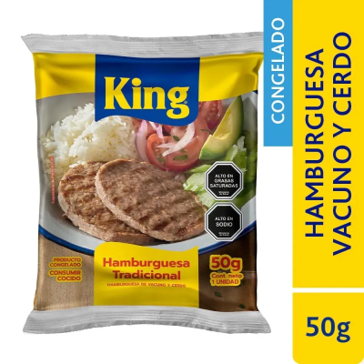 Hamburguesa Tradicional King 50gr.1