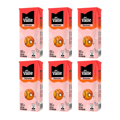 Nectar Andina del Valle Durazno Pack 6x200ml1