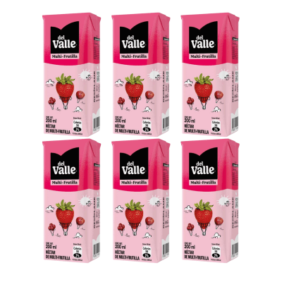 Nectar Andina del Valle Frutilla Pack 6x200ml1