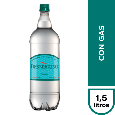 Agua Benedictino Con Gas 1,5Lt.1