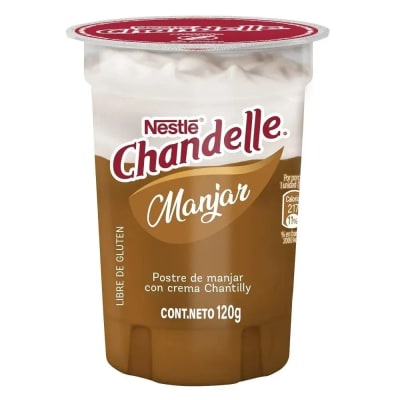 Postre Chandelle Crema Manjar 120gr.1