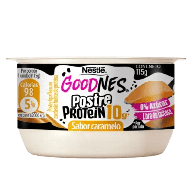 Goodnes Postre Protein Caramelo Nestle 115gr.1