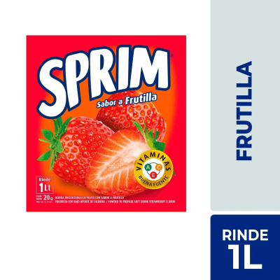 Jugo Polvo Sprim Frutilla 20gr.1