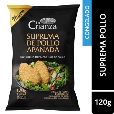Suprema de Pollo Apanada La Crianza 120gr.1