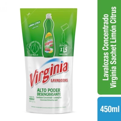 Detergente Liquido Virginia 450gr.1