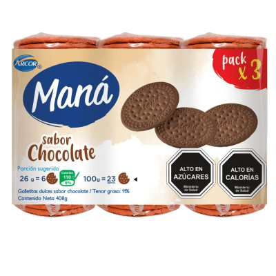 Galleta Mana Chocolate 136gr.1