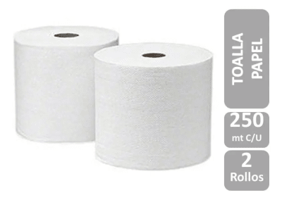 Toalla de Papel Industrial 2x250m.1