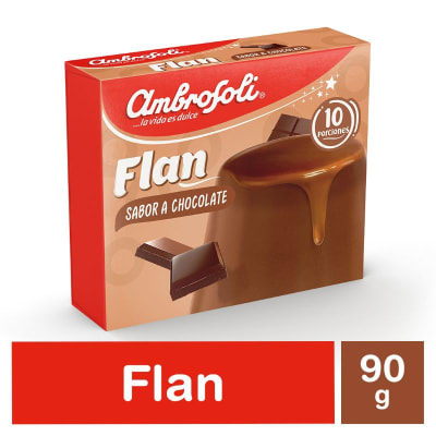 Flan Individual Chocolate Ambrosoli 90gr.1