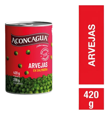 Arvejas Conserva Aconcagua 420gr.1