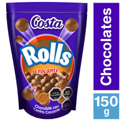 Chocolate Rolls Morados 150gr.