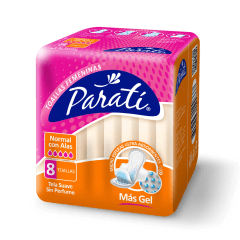 Toalla Higienica Normal Con alas Parati 8un