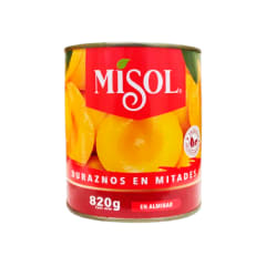Durazno Mitad Misol 820gr.