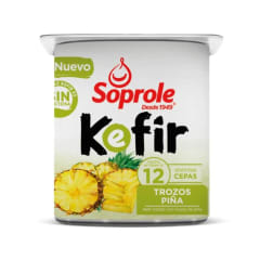 Yoghurt Kefir Trozo Piña Soprole 120gr.