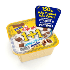 Yoghurt 1+1 Mini Pillows Soprole 150gr.