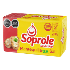 Mantequilla Con Sal Soprole 250gr
