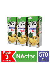 Nectar VIVO Piña Tripack 3x190ml.