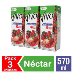 Nectar VIVO Berries Tripack 3x190ml.