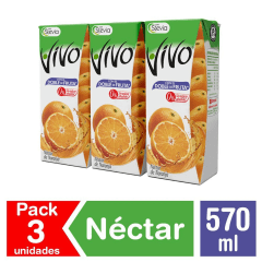 Nectar VIVO Naranja Tripack 3x190ml.